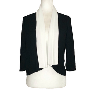 Cyrus black and white cardigan